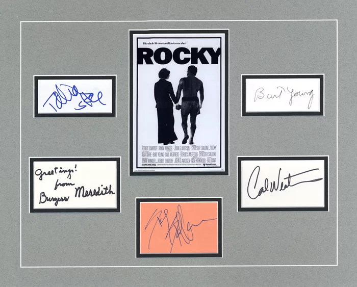Rocky autograph