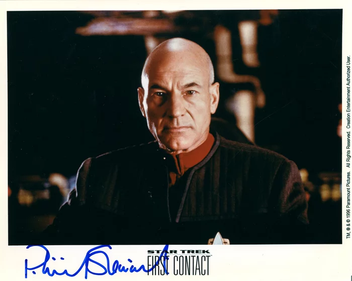 Patrick Stewart autograph