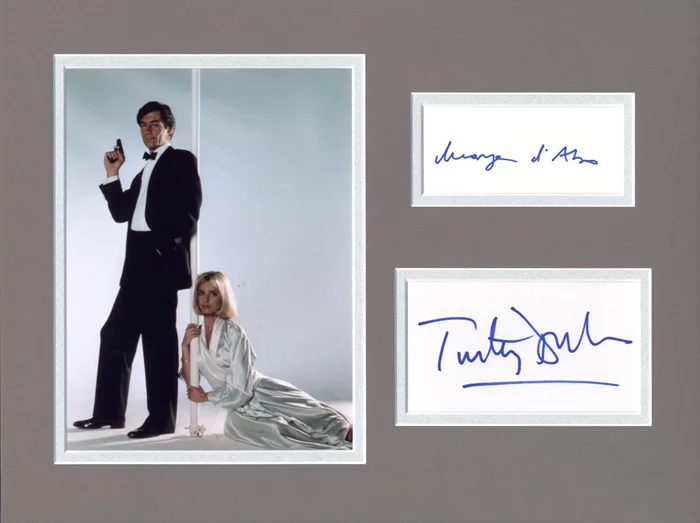 The Living Daylights autograph