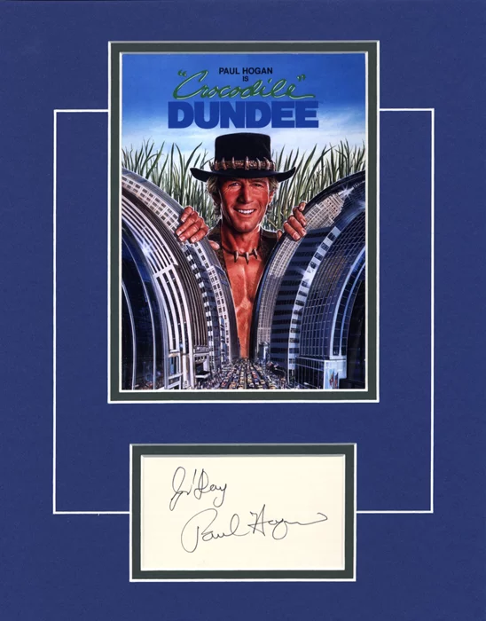 Crocodile Dundee autograph