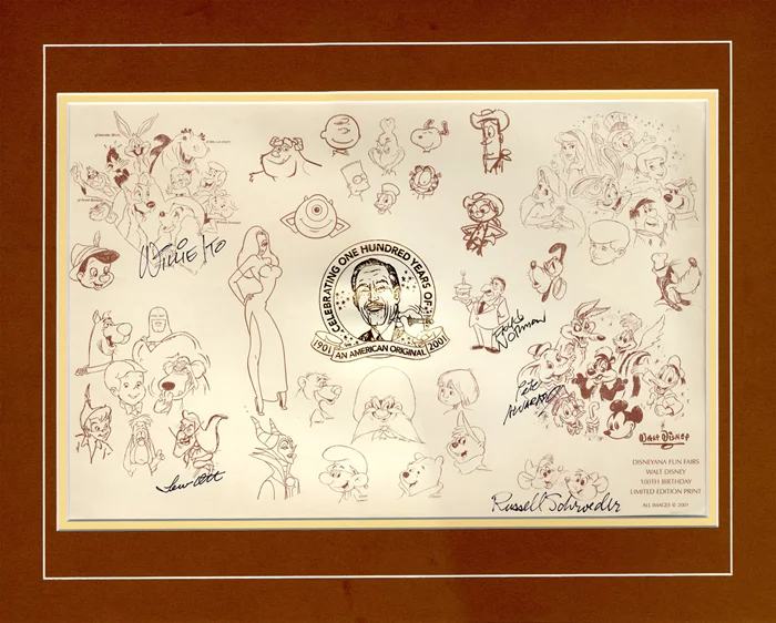 Disney Artists autograph