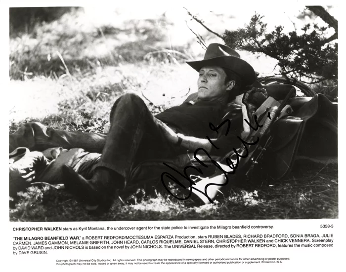 Christopher Walken autograph