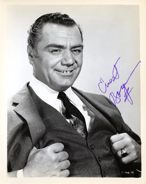 Ernest Borgnine autograph