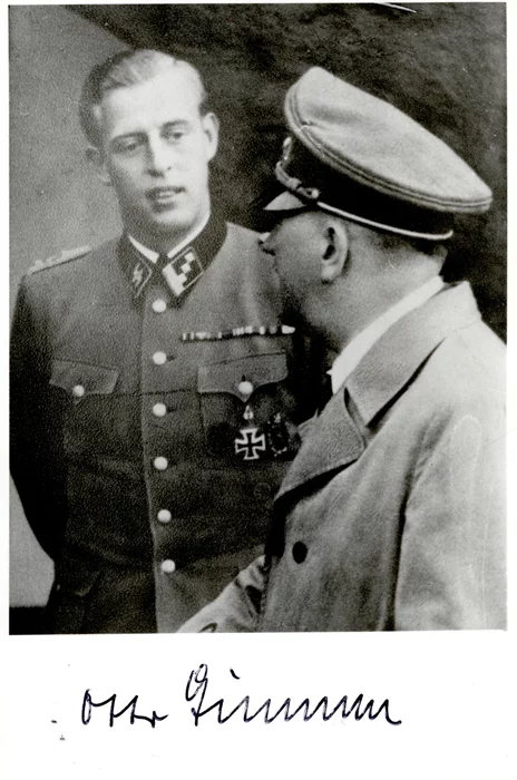Otto Gunsche autograph