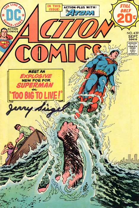 Jerry Siegel autograph