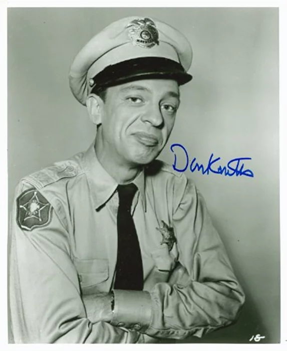 Don Knotts autograph