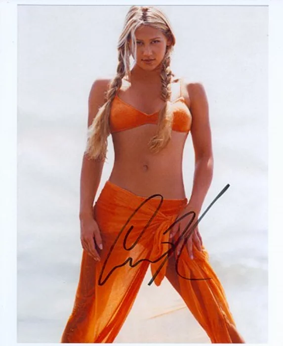 Anna Kournikova autograph
