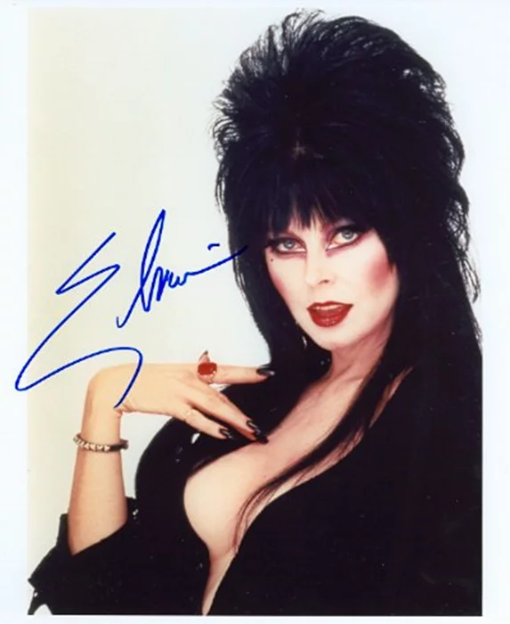 Elvira autograph