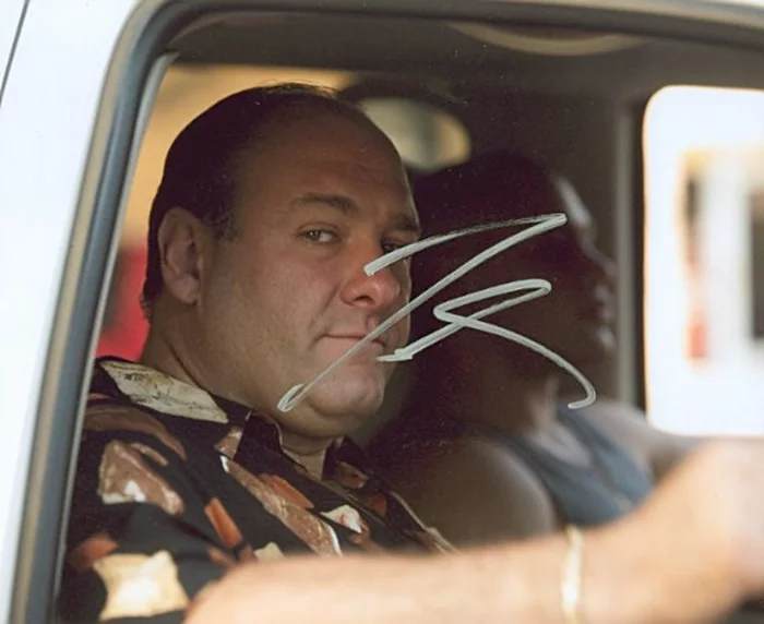 James Gandolfini autograph