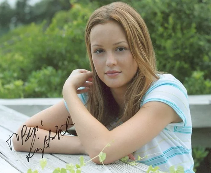 Leighton Meester autograph