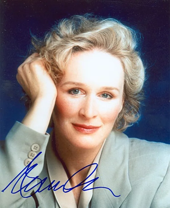 Glenn Close autograph