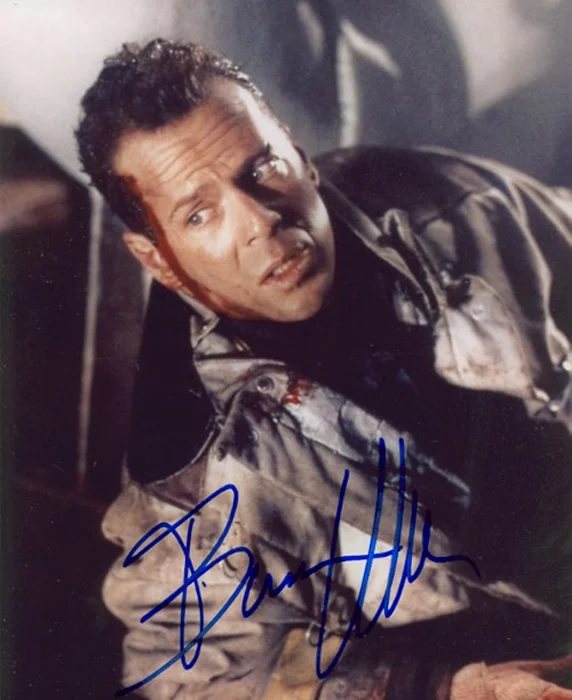 Bruce Willis autograph