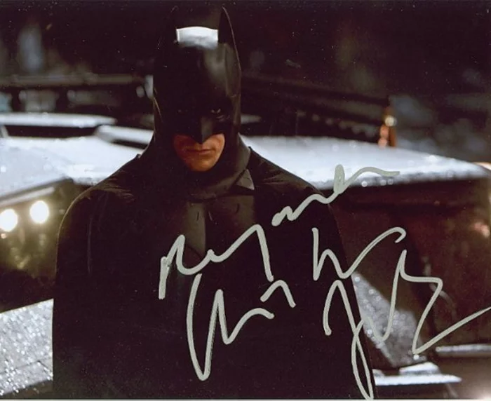 Christian Bale autograph