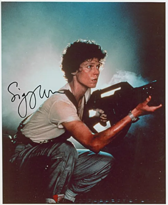 Sigourney Weaver autograph
