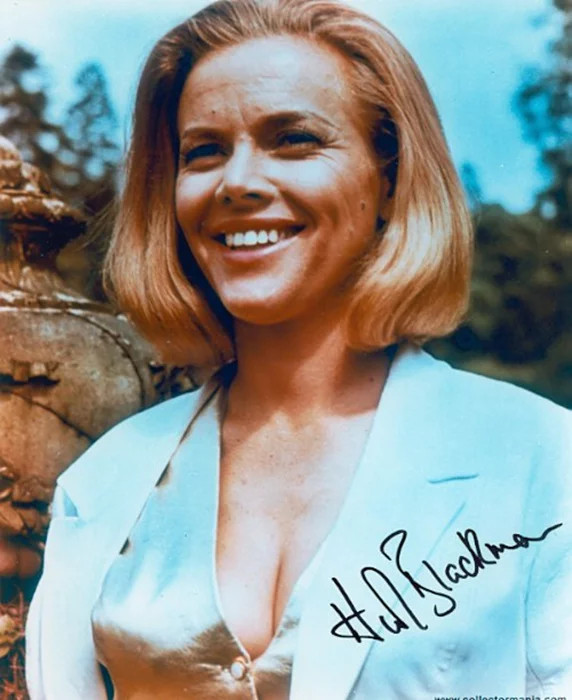 Honor Blackman autograph