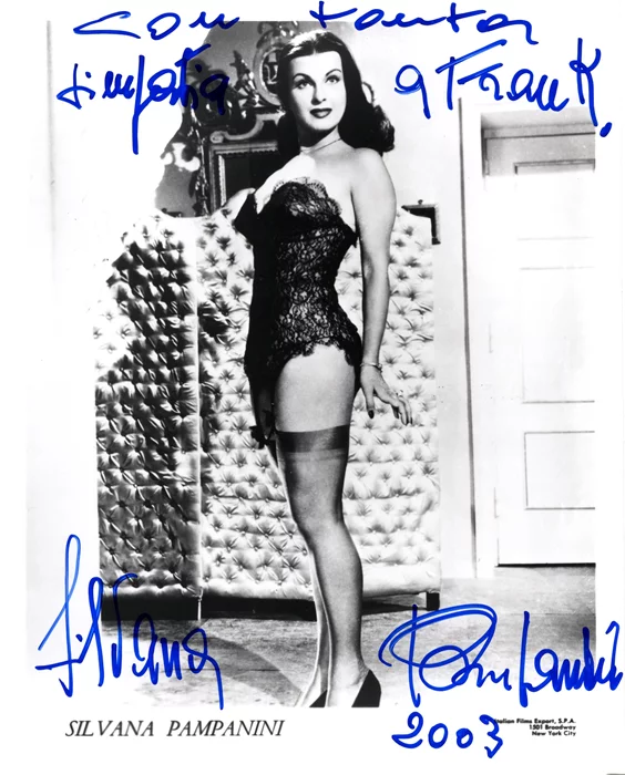 Silvana Pampanini autograph