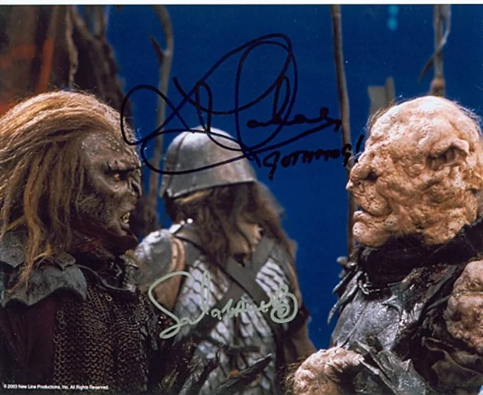 Lord of the Rings autograph