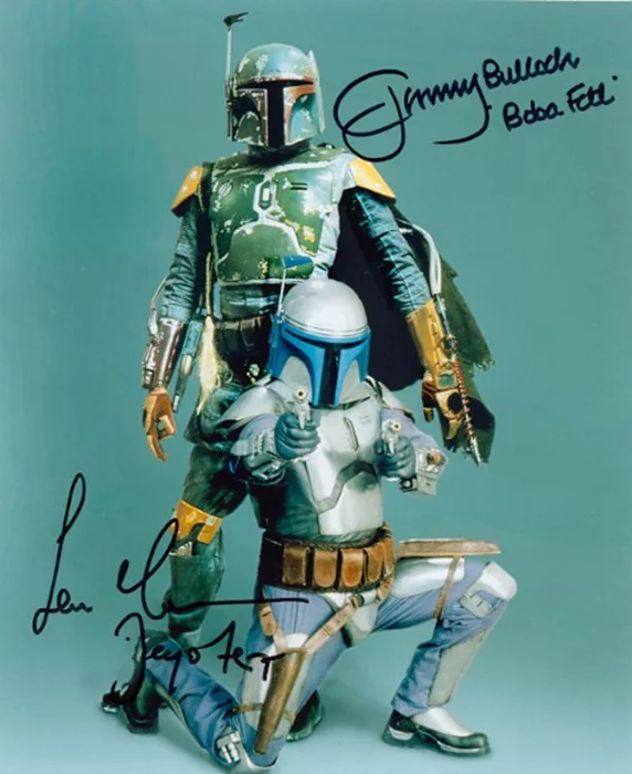 Boba Fett and Jango Fett autograph
