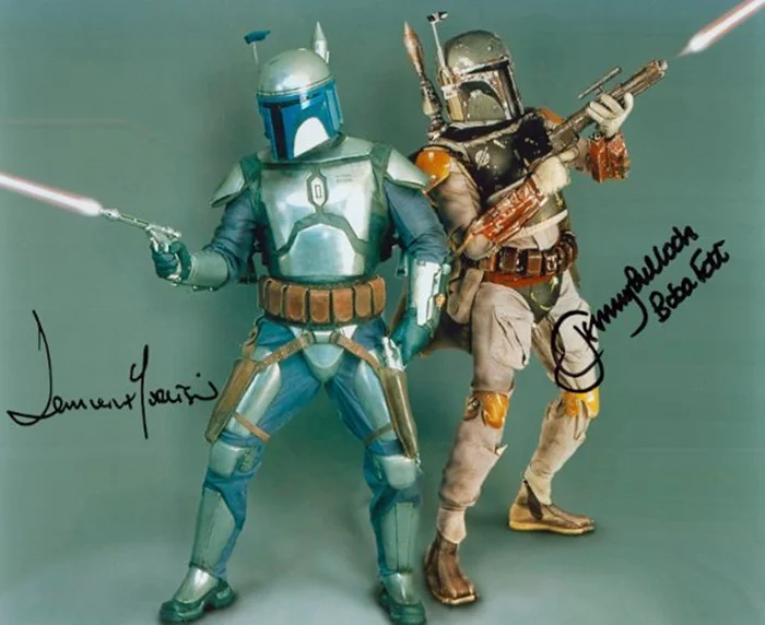 Boba Fett and Jango Fett autograph