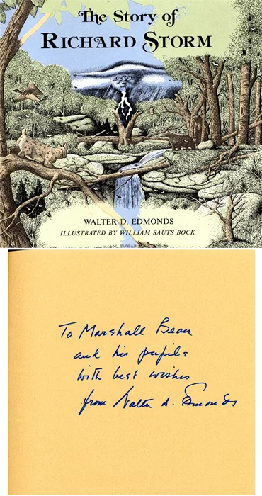 Walter D. Edmonds autograph