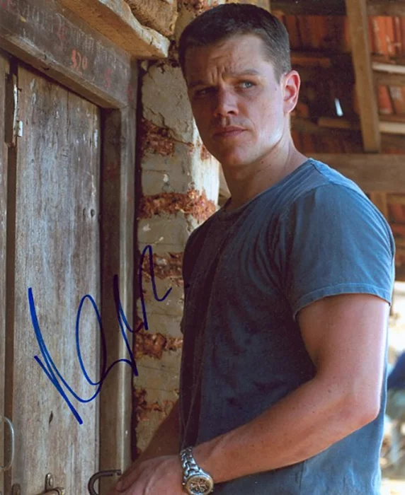Matt Damon autograph