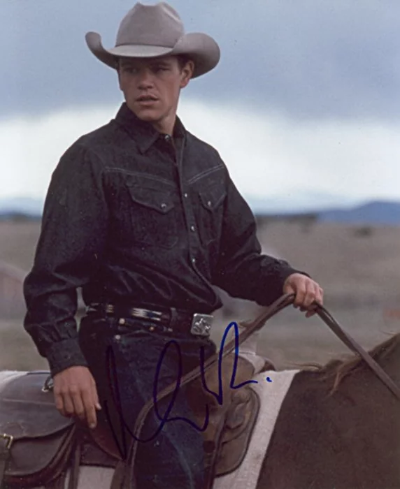 Matt Damon autograph