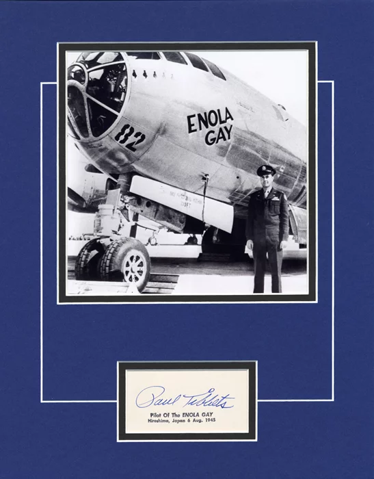 Paul W. Tibbets autograph