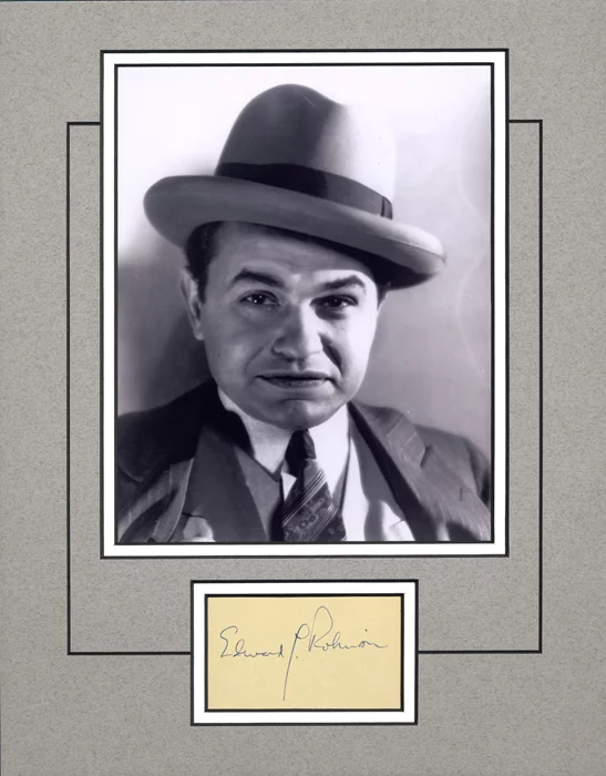 Edward G. Robinson autograph