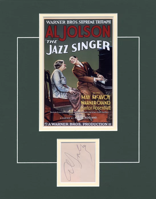 The Jazz Singer autograph