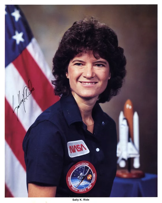 Sally K. Ride autograph