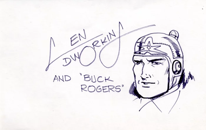 Len Dworkins autograph