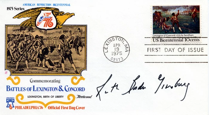 Ruth Bader Ginsburg autograph