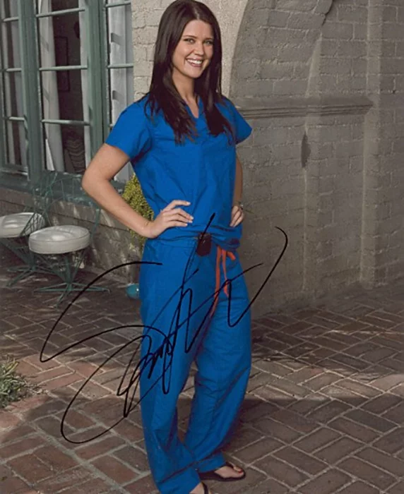 Sarah Lancaster autograph