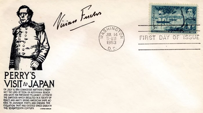 Vivian Fuchs autograph