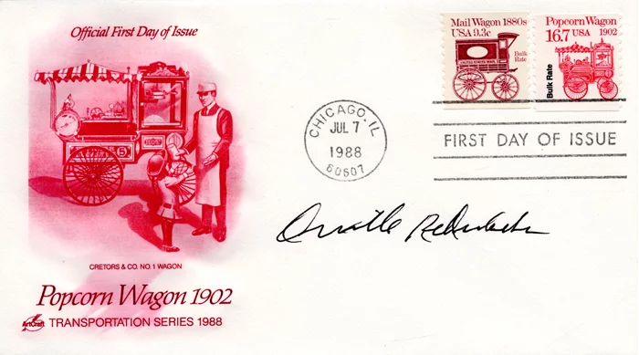 Orville Redenbacher autograph