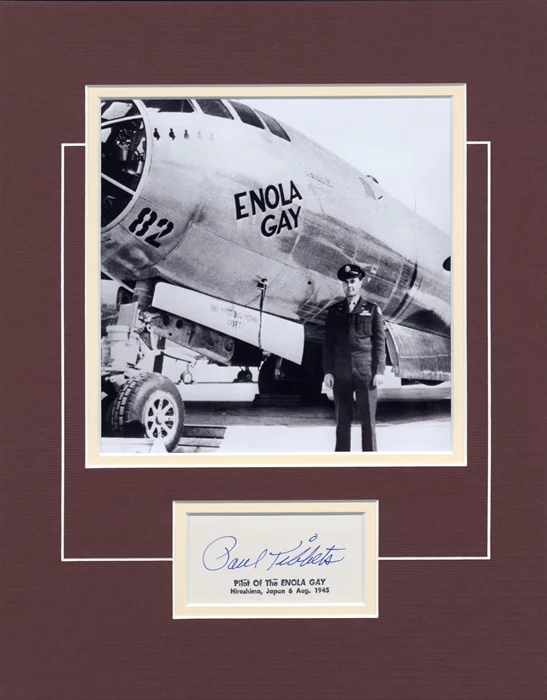 Paul W. Tibbets autograph