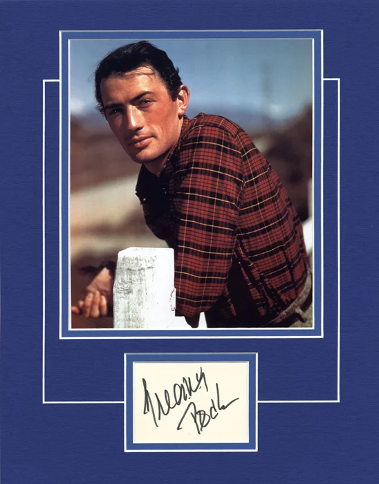 Gregory Peck autograph