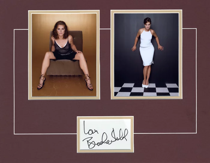 Brooke Shields autograph