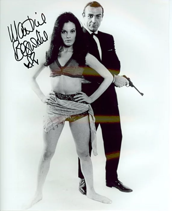 Martine Beswick autograph