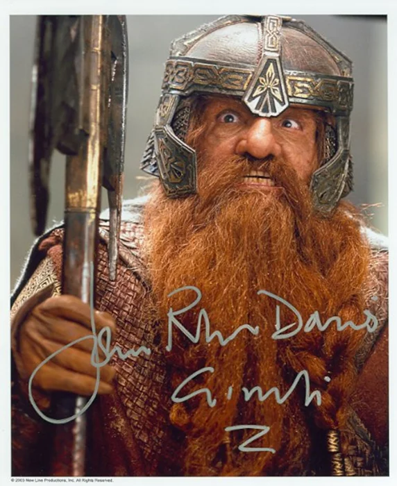 John Rhys-Davies autograph