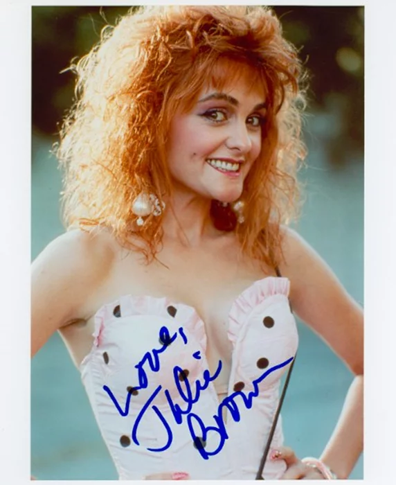 Julie Brown autograph