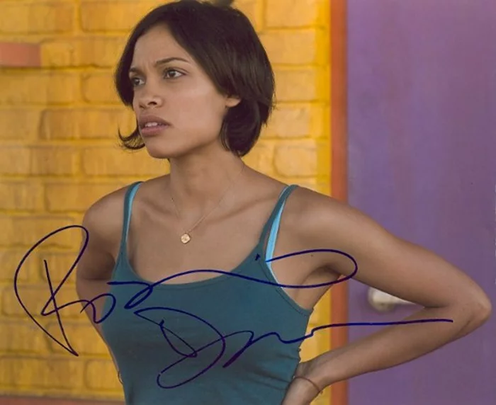 Rosario Dawson autograph