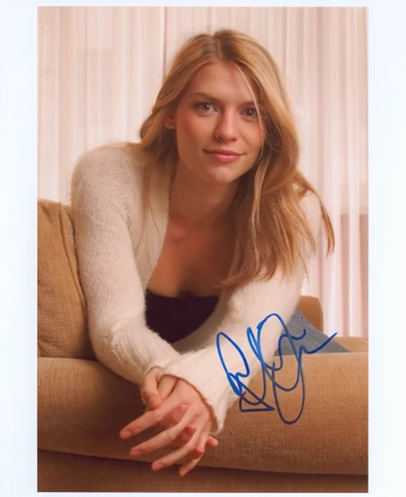 Claire Danes autograph
