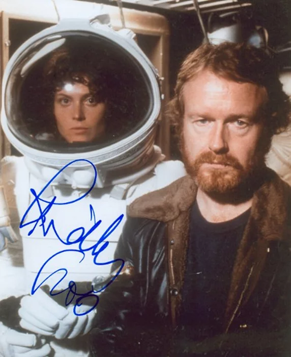 Ridley Scott autograph