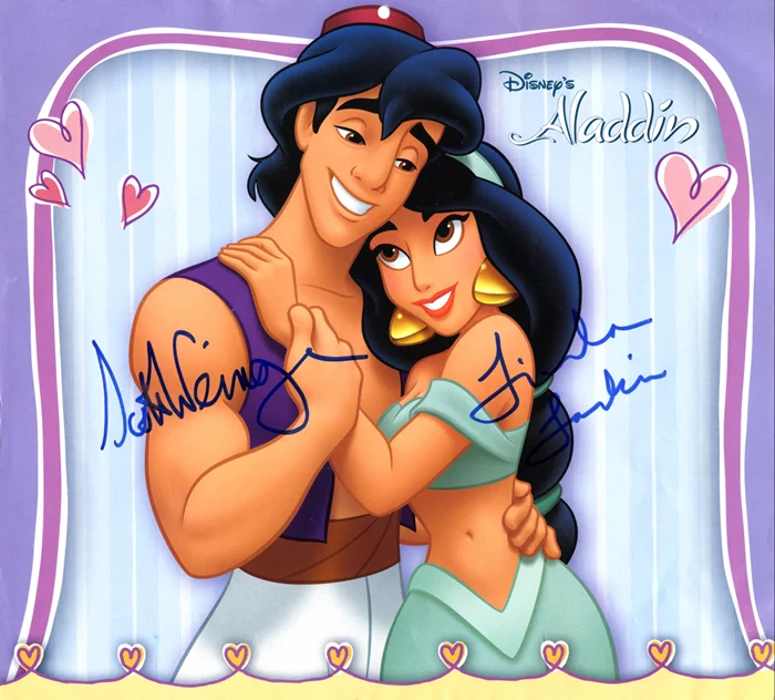 Disney's Aladdin autograph