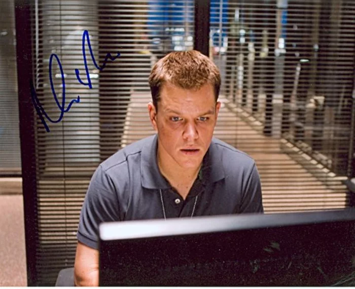 Matt Damon autograph