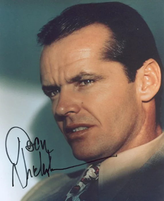 Jack Nicholson autograph