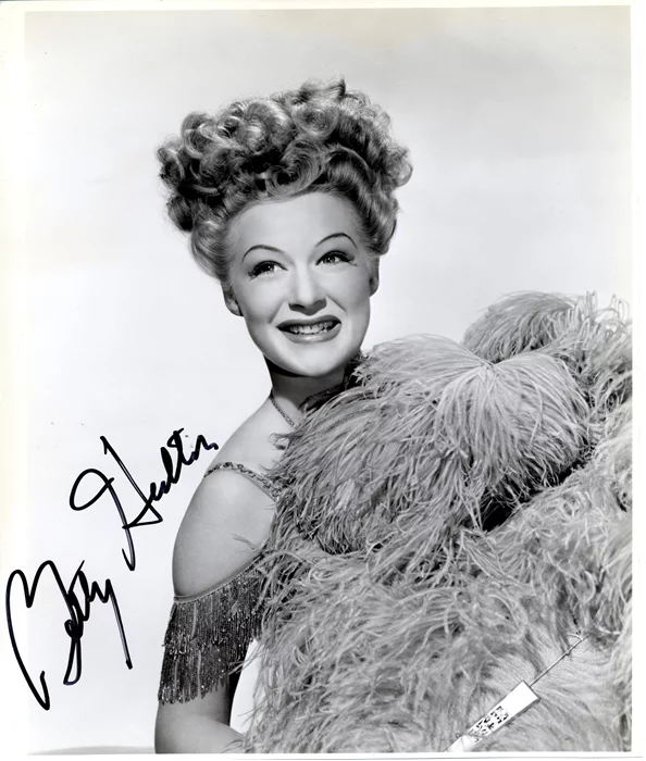 Betty Hutton autograph
