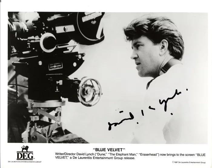 David Lynch autograph
