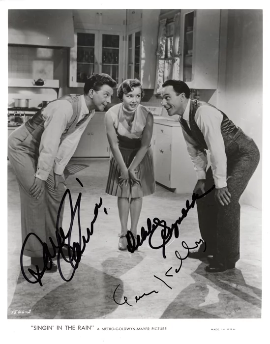 Singin' In The Rain autograph